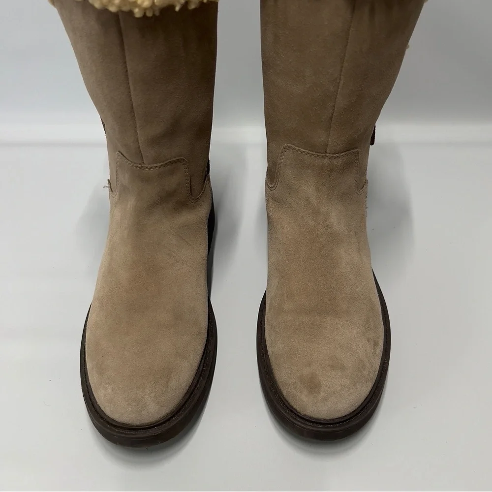 CLARKS Sherpa lined Suede Winter Outdoor Boot